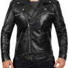 Darren Black Biker Leather Jacket