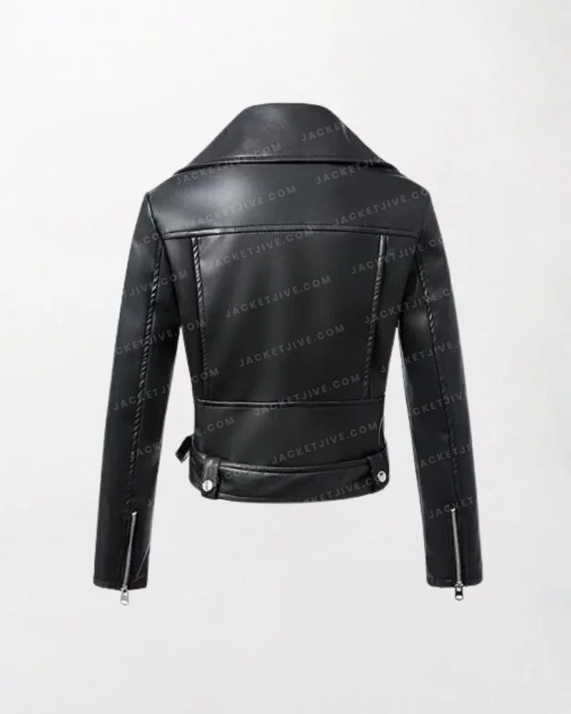 Black Motorcycle Diane Jacket