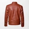 Cafe Racer Brown Style Biker Leather