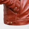 Classic Diamond Vintage Biker Leather Jacket