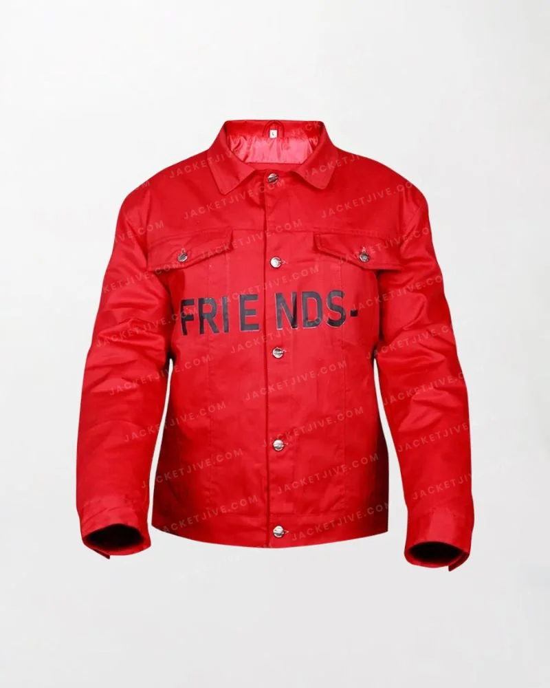 Friends vlone Red Jacket | Jacket Jive
