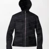 Men’s Black Surplus Patch- Shell Jacket