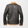 Men’s Shearling Aviator Leather Jacket