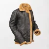 Men’s Shearling Aviator Leather Jacket