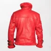 Red Shearling Leather