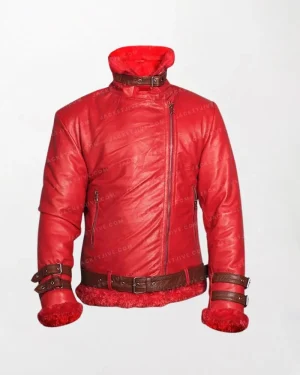 Men’s Red Leather Jacket
