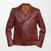 Brown Biker Leather Jacket For Men’s