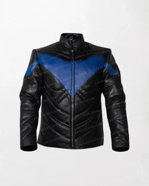 Titans wing Dick Grayson Leather Costume Jacket