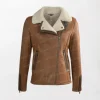 Womens B-3 Aviator Brown Jacket