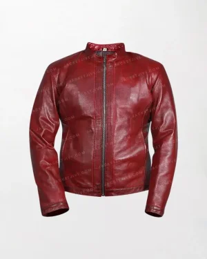 Men’s Motorcycle Style Red Jacket