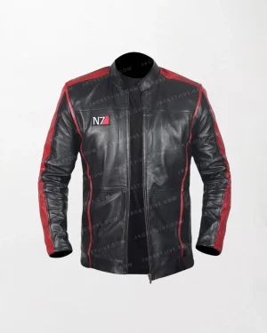 N7 Mass 3 Black Leather Jacket
