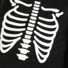 Dark Skeleton Print Hoodies webp1