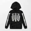 Skeleton Print Hoodies webp1