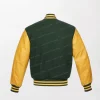 Forest Woolgold Leather Varsity Jackets