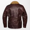 Men's Brown Shearling Coat