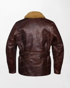 Men's Brown Shearling Coat