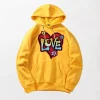 Yellow Love Hoodie front