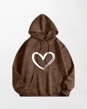 brown Fashion Women's Hoodie