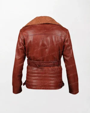 Blingsoul Women’s Asymmetrical Winter Jacket Back