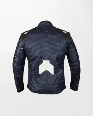 Bucky Barnes Unique Design Inspired Winter Soldier Jacket back