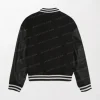 Gap Black Wool Varsity Jacket