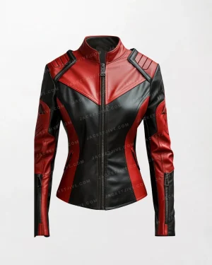 Italian Vegan Leather Jacket with Modern Design for Women - Stylish and Ethical