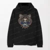 Kenzo Black Hoodie - Classic Style