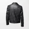 Men's Leather Motorcycle Washed Leather Jackets Fashion Stand