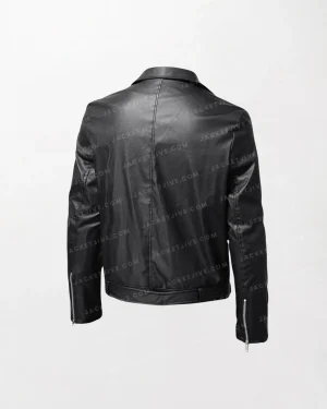 Men's Leather Motorcycle Washed Leather Jackets Fashion Stand