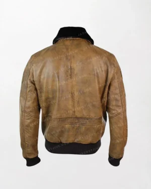 Military Insignia Skull Crossbones Bomber Jacket back