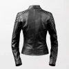 Women Ava Lightweight Stylish Black Leather Jacket
