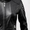 Women Ava Lightweight Stylish Black Leather Jacket