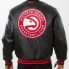 Atlanta Hawks College Style Varsity Jacket back