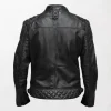 Conroy Leather Biker Jacket All Saints back