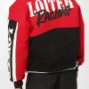 Loiter Racing Jacket Red Design back
