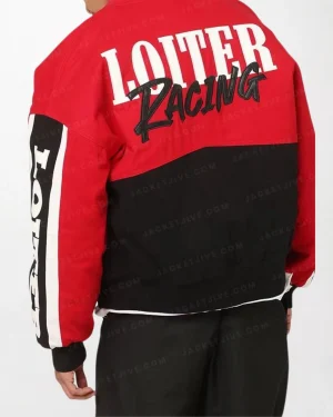 Loiter Racing Jacket Red Design back