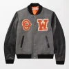 Ludacris Varsity Jacket from Fast and Furious X with classic design, bold patches, and contrasting sleeves