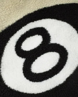 Sherpa Lined 8 Ball Gray Jacket logo