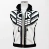 Cody Rhodes WWE White Leather Vest showcasing a sleek and stylish design, perfect for wrestling fans