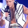 White Leather Vest Cody Rhodes WWE iamge