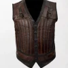 Dyson Thornwood leather vest from Lost Girl with a sleek, rugged design