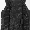 Jax Gilet Real Leather Vest Feature Jax Black open