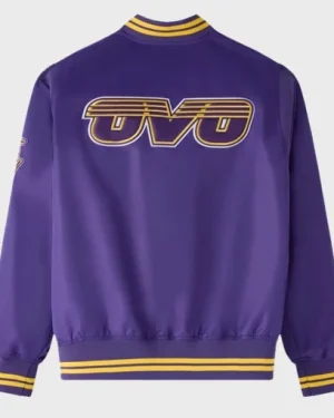 NBA Los Angeles Lakers Satin Varsity Jacket FRONT