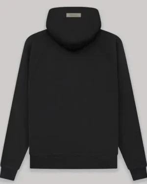 1977 Black Hoodie Unisex Style Essentials Pullover for Men and Women back