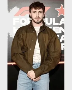 2025 GP Paul Mescal Brown Jacket Las Vegas