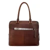 Genuine Brown Leather Collection Handbag back