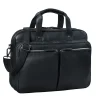 Men's Premium Black Leather Business Bag