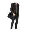 Men's Premium Black Leather Business Bag model