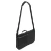 Street Style's Most Wanted Black Leather Messenger Bag handle