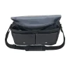 Street Style's Most Wanted Black Leather Messenger Bag upper way